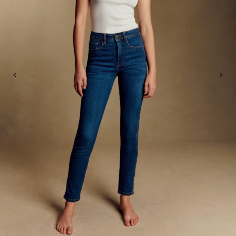 Sezane Le Slim Bleu Denim - Tall - Size 31